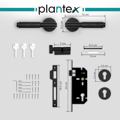 Heavy Duty Mortise Main Door Lock Set For Home Office With 3 Brass Keys