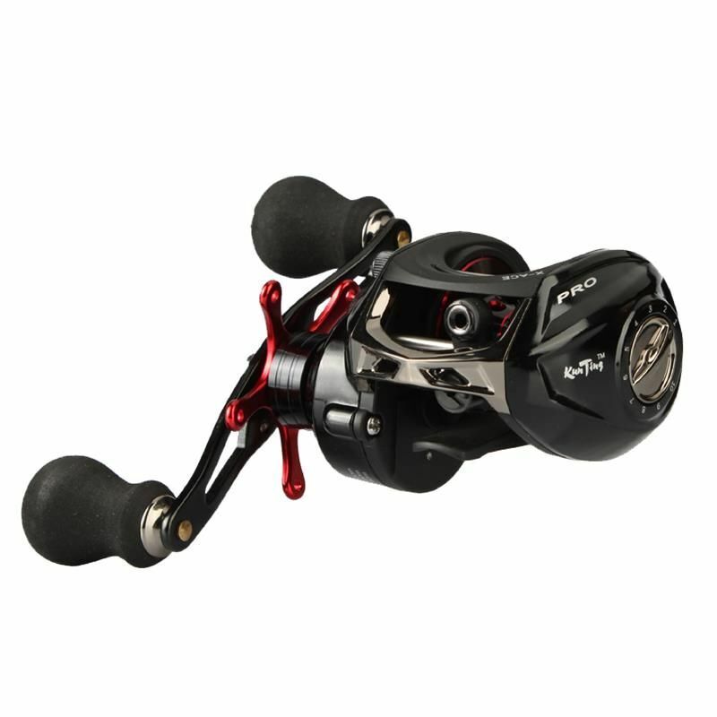 Baitcasting Fishing Reel Equipped Strands Line Braking Power Quality Ultra Light