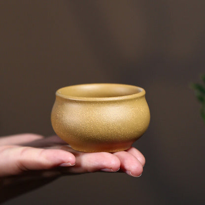 Handmade Tea Cup Yixing Zisha Purple Grit Master Cup Kungfu Tea Cup Chinese Cups