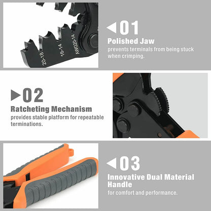 IWS-1420D Weather-Pack Metri-Pack Crimping Tool 14-20AWG Wire Crimper Pliers