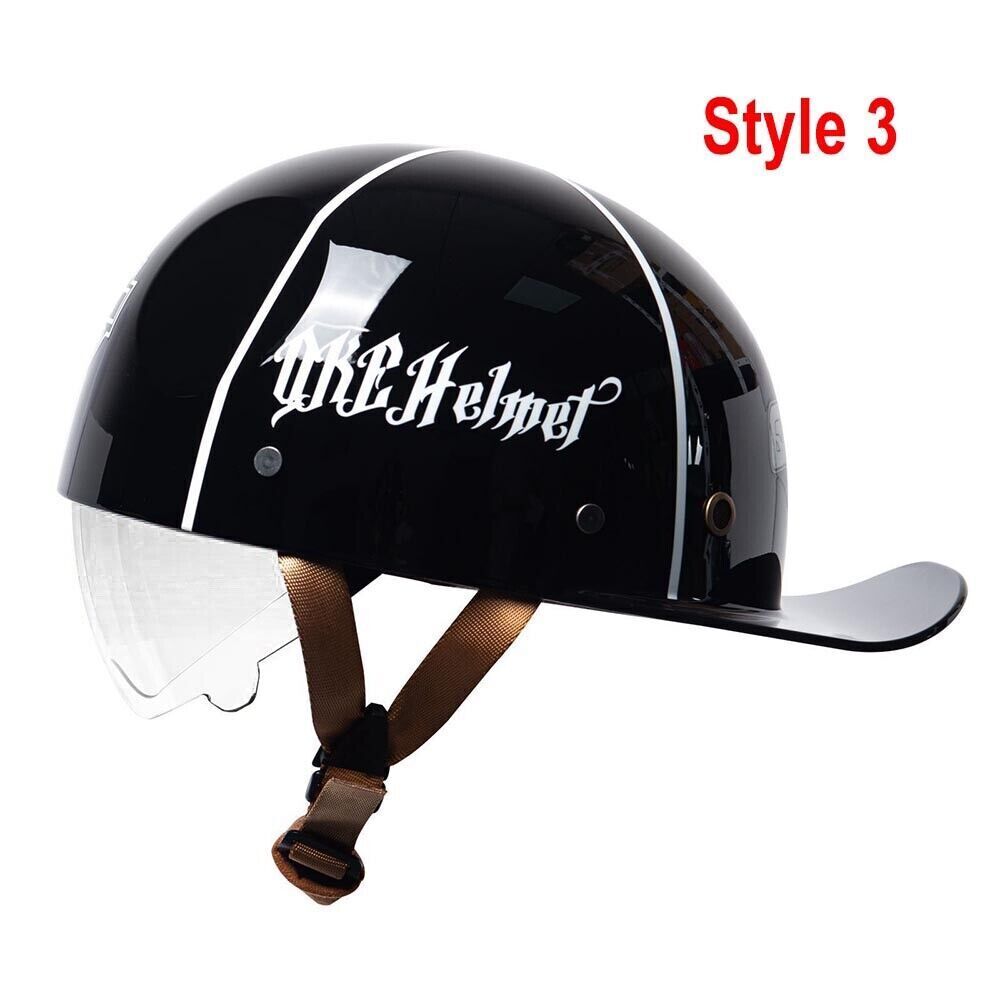 Motorcycle Duck Helmet Retro Helmets Baseball Cap Half Colorful Men Head Safety