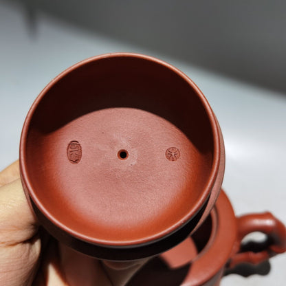 vintage chinese yixing purple clay teapot zisha ceremony bamboo teaware art