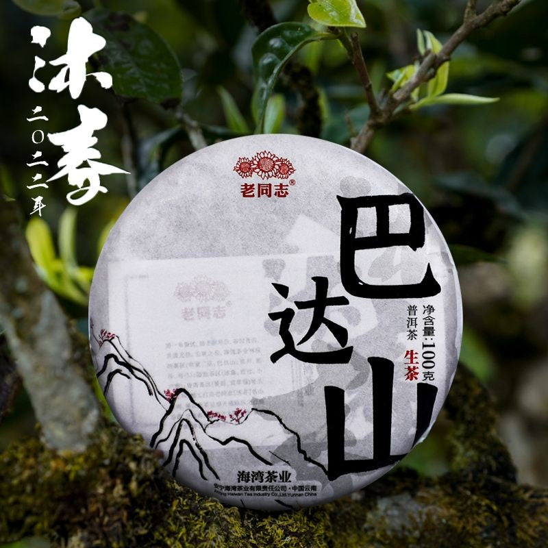 100g Raw Pu'er Tea Cake Bada Mountain Ancient Tree Single-source Spring Tea