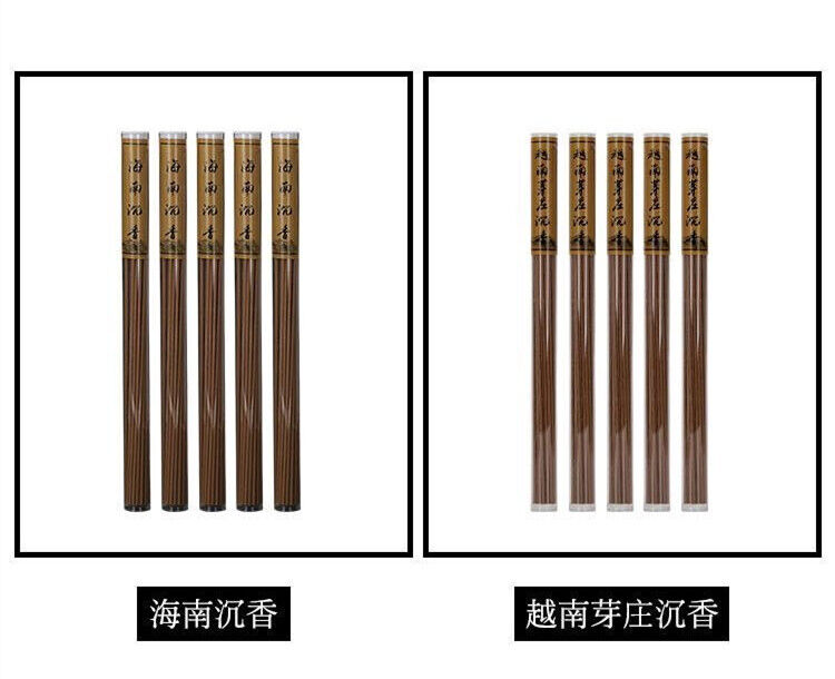High quality 100% Pure natural HaiNan Vietnam Agarwood sticks incense 30g/120pcs