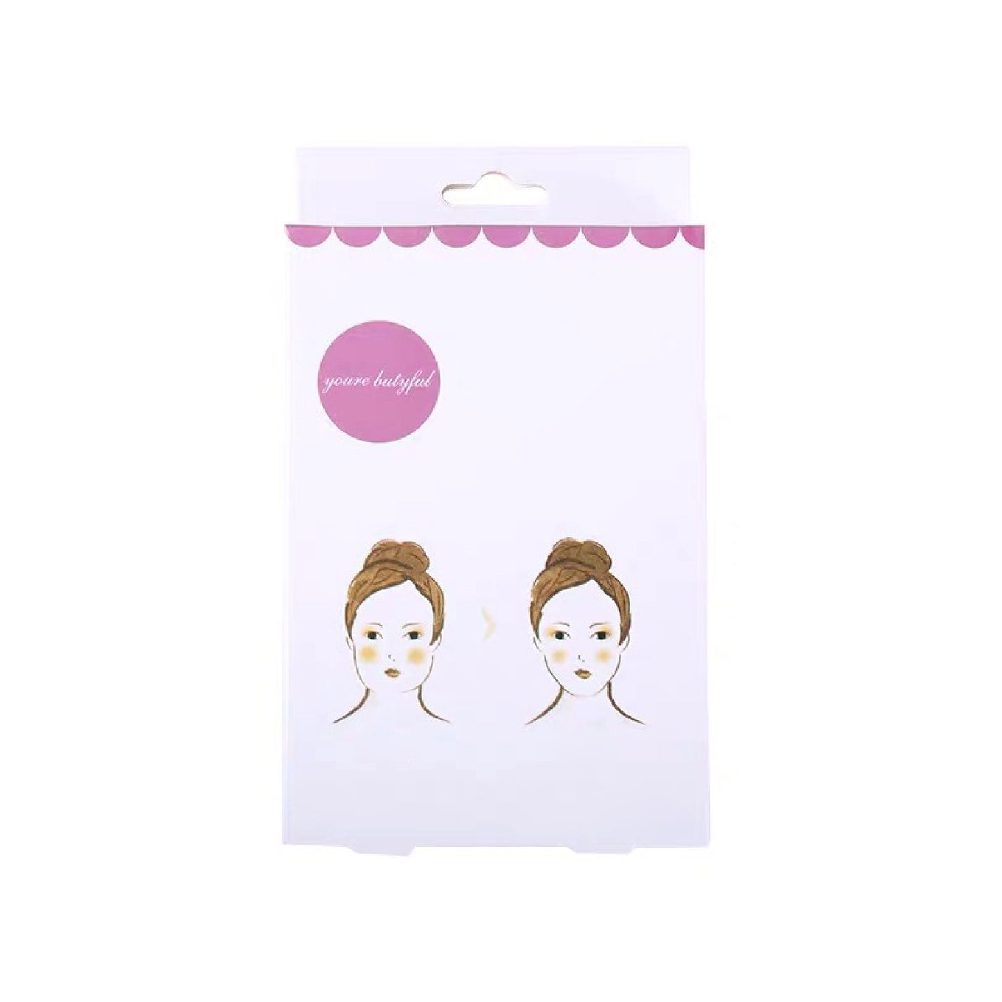 Breathable 40PCS Fast V-Shape Face Lifting Tape Stickers Make-Up Face Lift Tool,