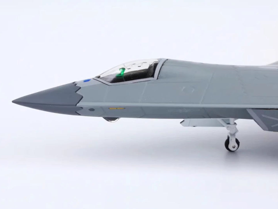 1:100 22CM SAC CHINA J-50 The Sixth-generation Stealth Fighter Jet Diecast Model