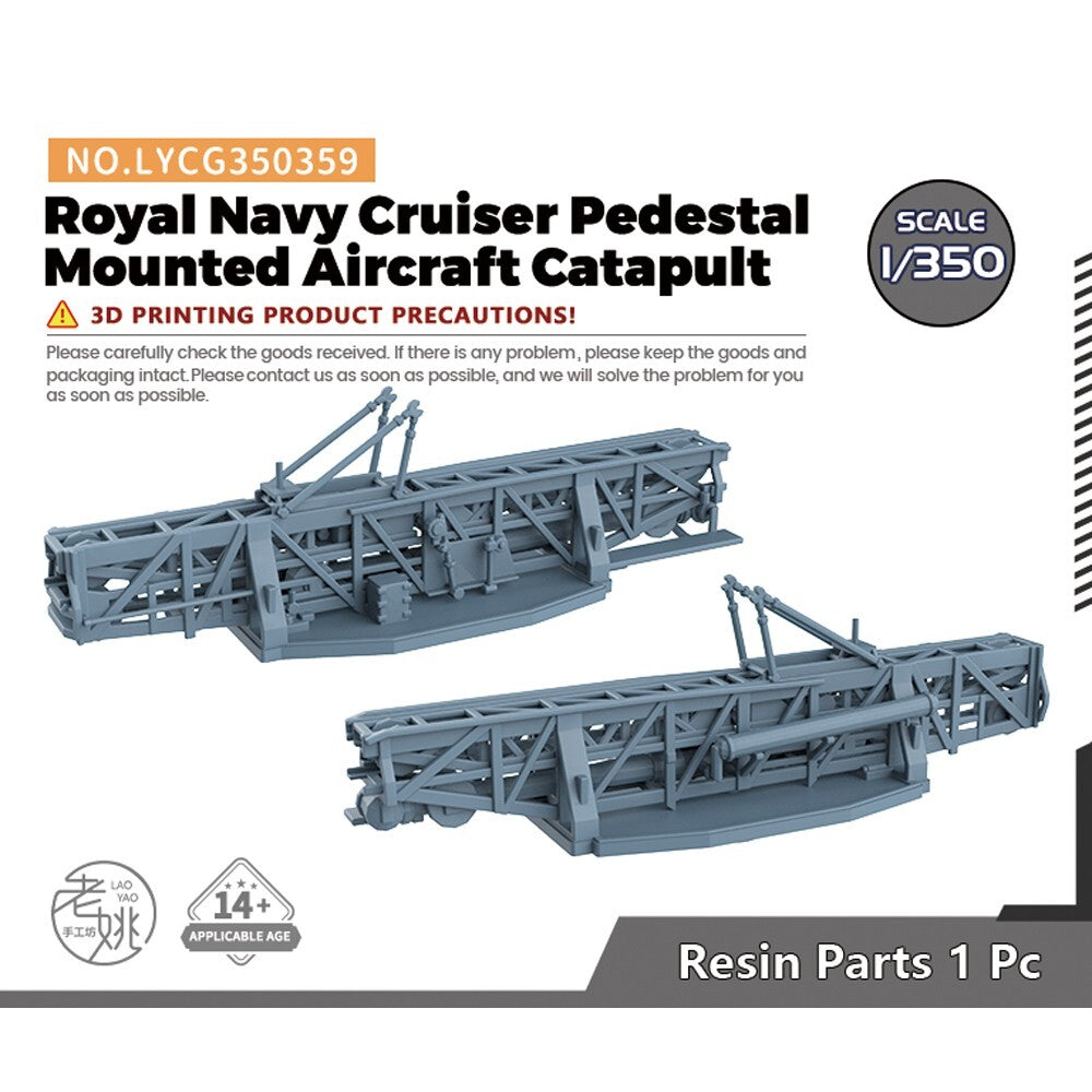 1/350 Model Upgrades Parts Royal Navy Cruiser Pedestal Mounted Aircraft Catapult