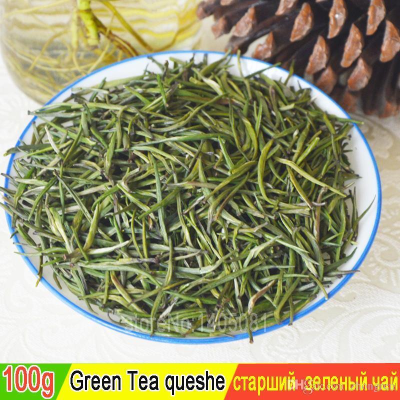 2023 High Quality Green Tea Mingqian Fried Queshe Maojian Tea Green Healthy 100g