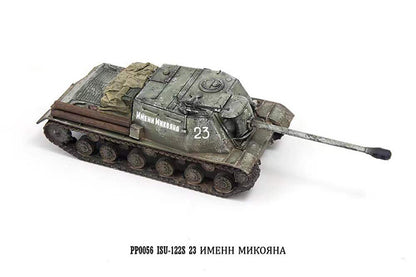 1/72 Soviet 122 tank destroyer ISU-122S Migoyan tank model