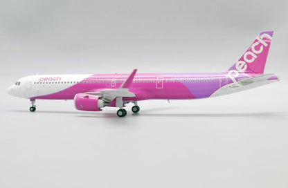 1:200 JC Wings Peach AIRBUS A321neo Passenger Airplane Diecast Aircraft Model