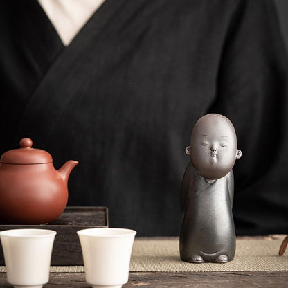 Ceramic Little Monk Decoration Tea Table Decoration Tea Pet Crafts