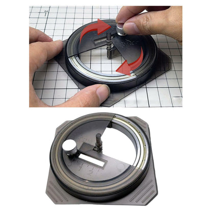 1-50mm Precision Circular Cutter Stepless Adjustment For Gundam Model Building