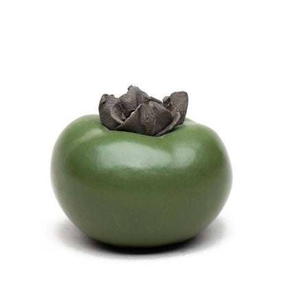 Yixing Handmade Purple Sand Tea Pet persimmon Ornaments Sculpture Accessories