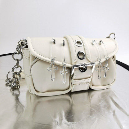 21*11*6cm Vintage Shoulder Bag Crossbody Purse Synthetic Leather Handbags Pouch