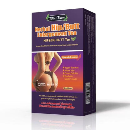Natural Herbal Hip big Butt Enlargement Tea Bigger Buttocks Wider 2boxes