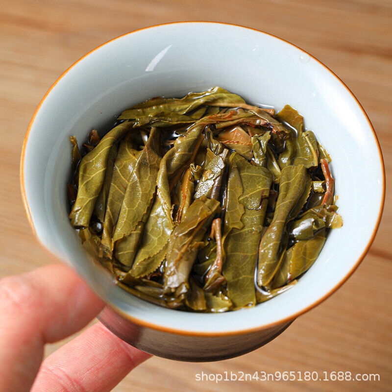 357g Icelandic Water Gold Tea Yunnan Pu-erh Seven Seed Large Leaf Gold Cake Tea