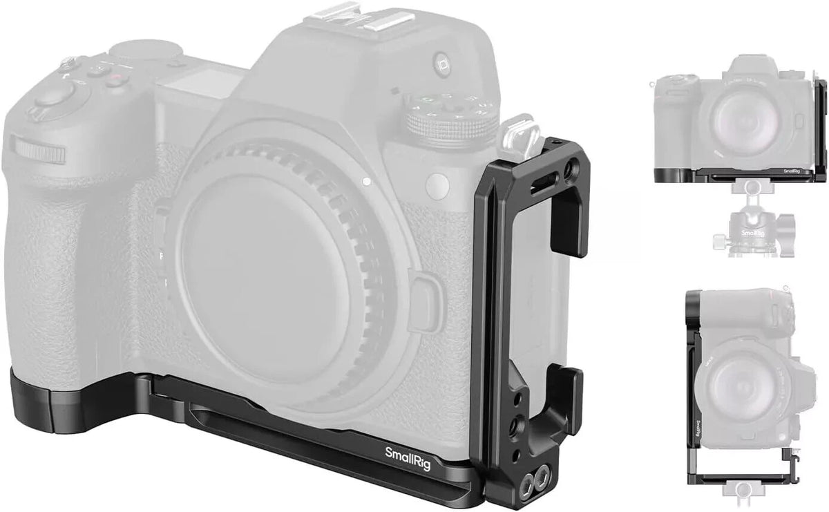 SmallRig L-Plate for Nikon Z 6III – Dual Arca-Swiss, Cold Shoe, Extendable