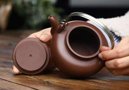 280cc China Yixing Handmade Zisha Erqing Clay Teapot Danbaohu Teapot-