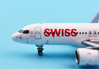 JC Wings Swiss Airbus A320NEO HB-JDB 1/400 diecast plane model aircraft