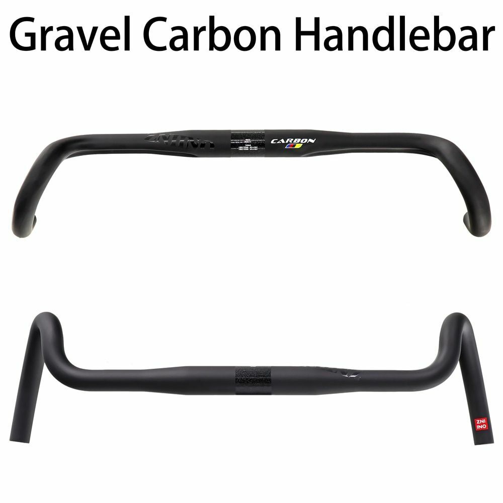 Bike Handlebar Carbon Fiber Gravel Big Flare Bar Cycle Cross Road 400/420/440mm