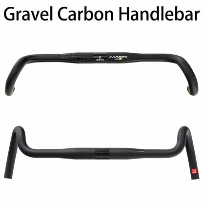 Bike Handlebar Carbon Fiber Gravel Big Flare Bar Cycle Cross Road 400/420/440mm