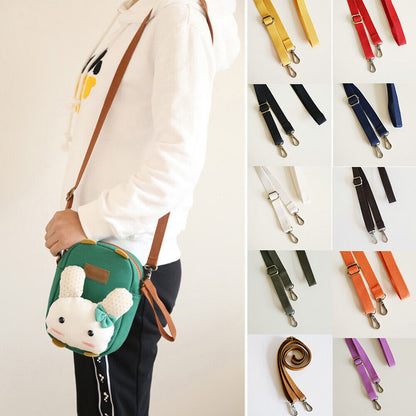 Canvas Adjustable Strap Removable Replacement Shoulder Bag Candy Color Strap