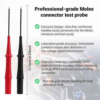 RCT2 Extension Probe Tip Set,Compatible with Fieldpiece RCT2 ADK7 ADLS2