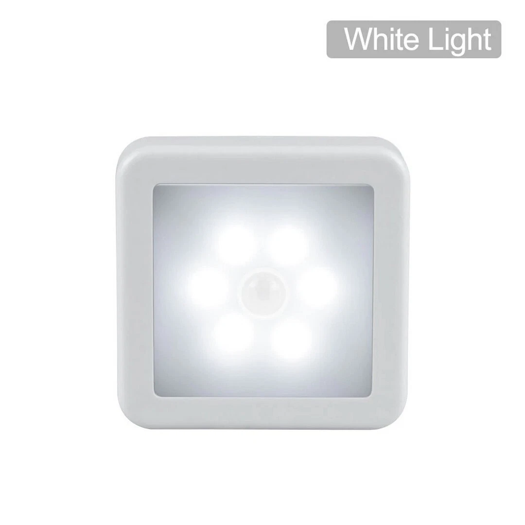 Motion Sensor LED Night Light Battery Powered Indoor Closet Cabinet Wall Cabinet