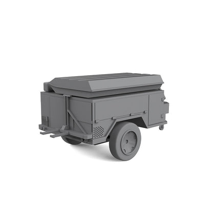 Yao's Studio LYT48029 1/48 Camping Trailer For Model Railroads Display Type-2