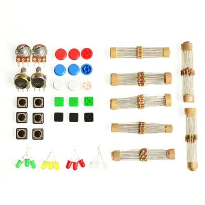 New Electronic Parts Pack KIT for ARDUINO component Resistors Switchs Buttons