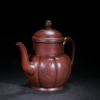 Chinese Yixing Zisha Clay Handmade Exquisite Teapot （酒壶 底款：福记）