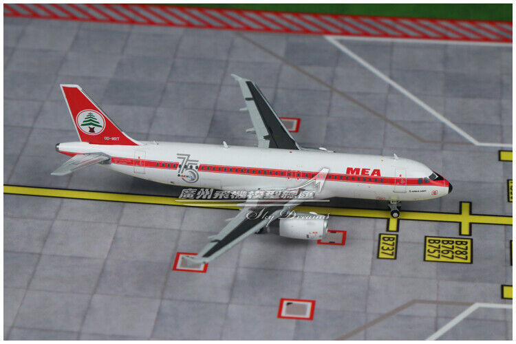 1:400 JC Wings MEA AIRBUS A320 Passenger Airplane Diecast Aircraft Plane Model