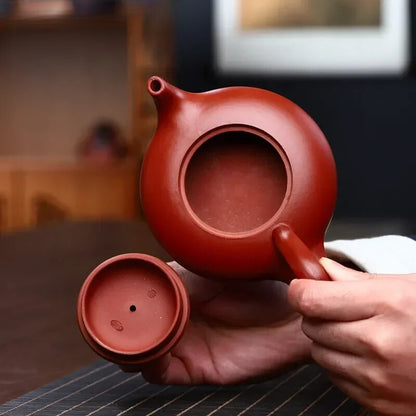 Tradition Yixing Purple Clay Teapot Handmade Dahongpao Filter Raw Ore Zisha