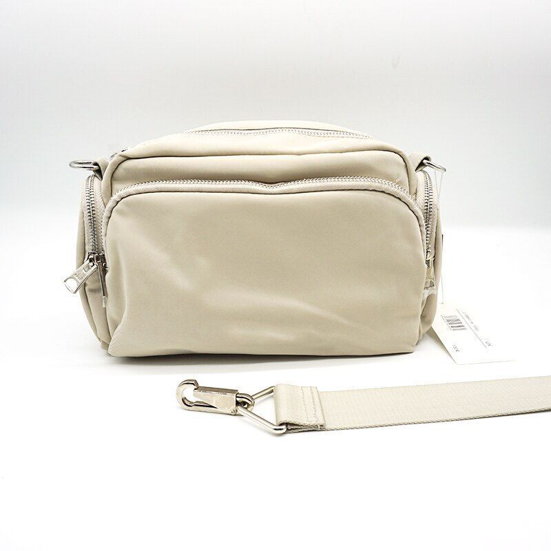 Nylon Medium Size Messenger Bag Fashion Shoulder Bag Purse Grey/Blue/Black/White