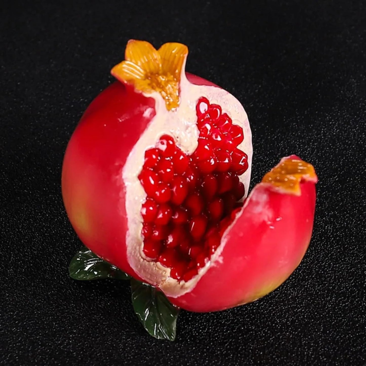 Color Changing Tea Pet Pomegranate 6.6cm Desktop Ornaments Tea Play Tea Ceremony