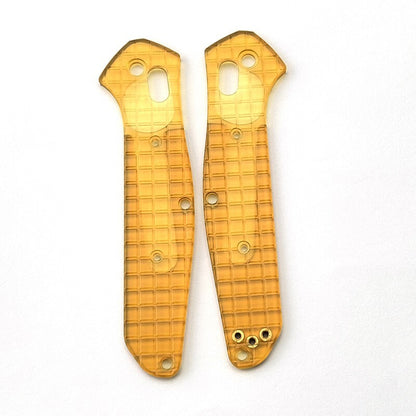 1 Pair Transparent Ultem PEI Handle Scales For Benchmade 940 Osborne Knives