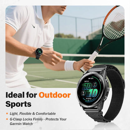 Alpine Loop Nylon Watch Band Compatible with Garmin Fenix 5X / 6X / 7X / 8 51Mm,
