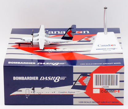 1:200 JC Wings Canadian Regional Airlines Dash8-Q100 Airplane Diecast Model