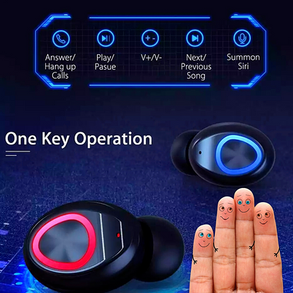 Audifonos Bluetooth 5.0 inalambricos Auriculares para Telefonos Celular Tablet