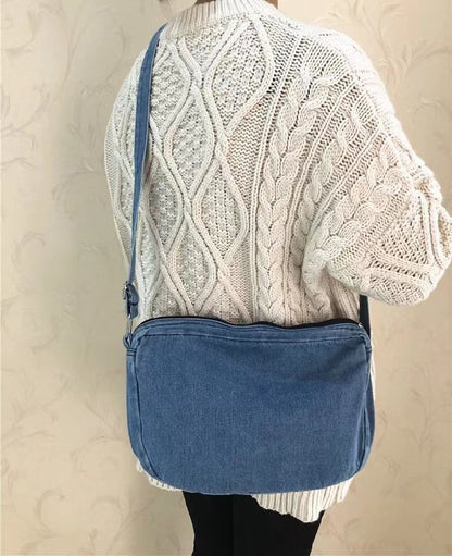 Fashion Vintage Denim Women Bags Handbags Crossbody Messager Purse Shoulder Bag