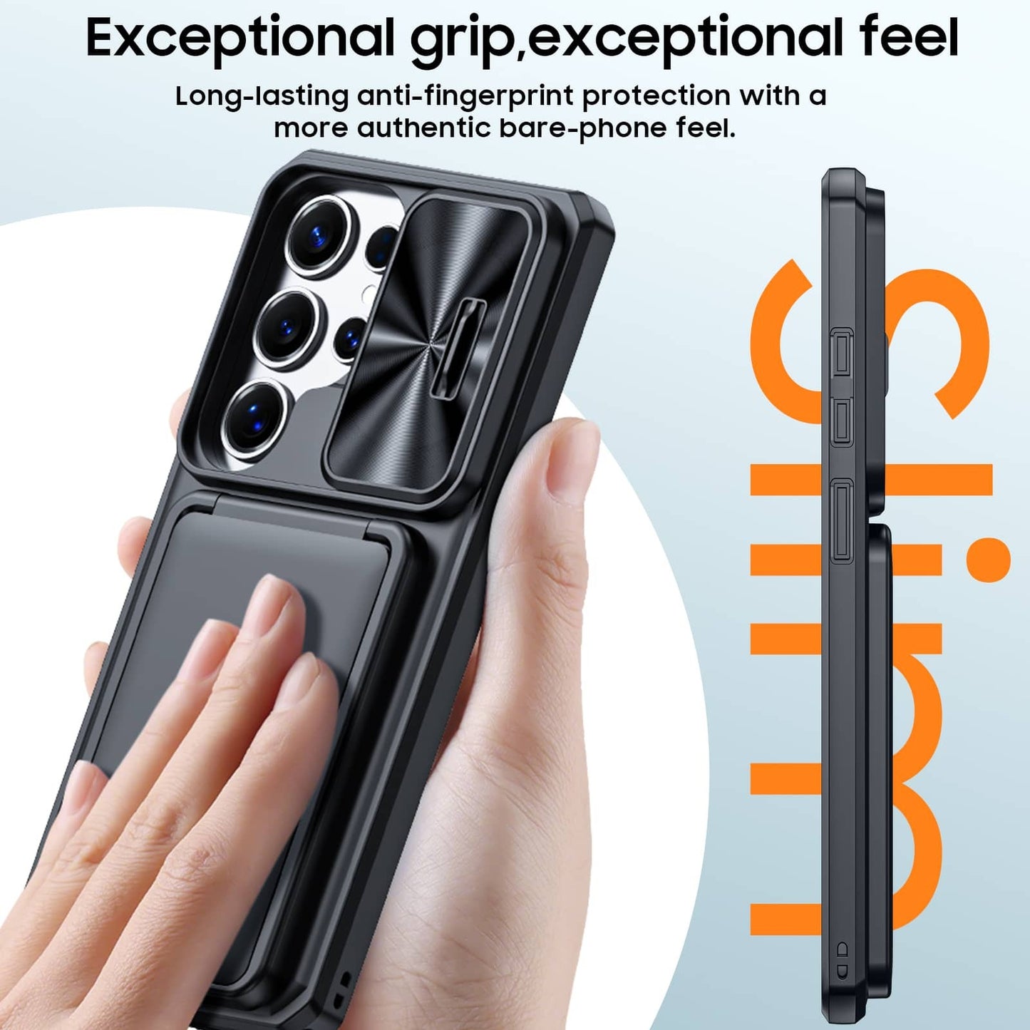 For Samsung Galaxy S25 Ultra 2025 6.9" Case Wallet+Wrist Strap with Card Holder