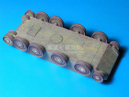 1:50 Soviet BT-SV Light Tank Paper Model Vehicle Handmade DIY Military Ornaments