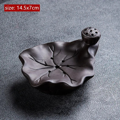 Purple Clay Tea Tray Water Storage Type Tea Sea Zisha Pot Bearing Tea Set Trays