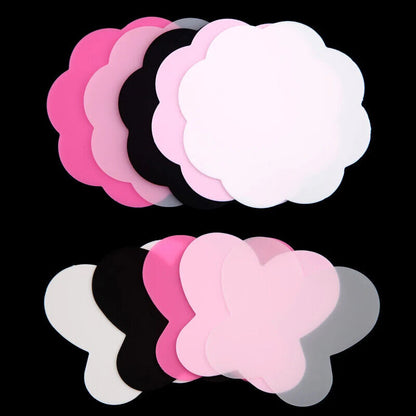 Nail Art Tools 2Pcs Silicone Paint Palette Mats Butterfly Plum Blossom Stamp Pad