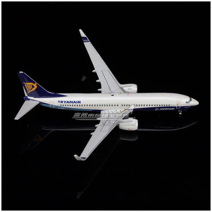 1:400 JC Wings RYANAIR Boeing 737-800 Passenger Plane Diecast Aircraft Model
