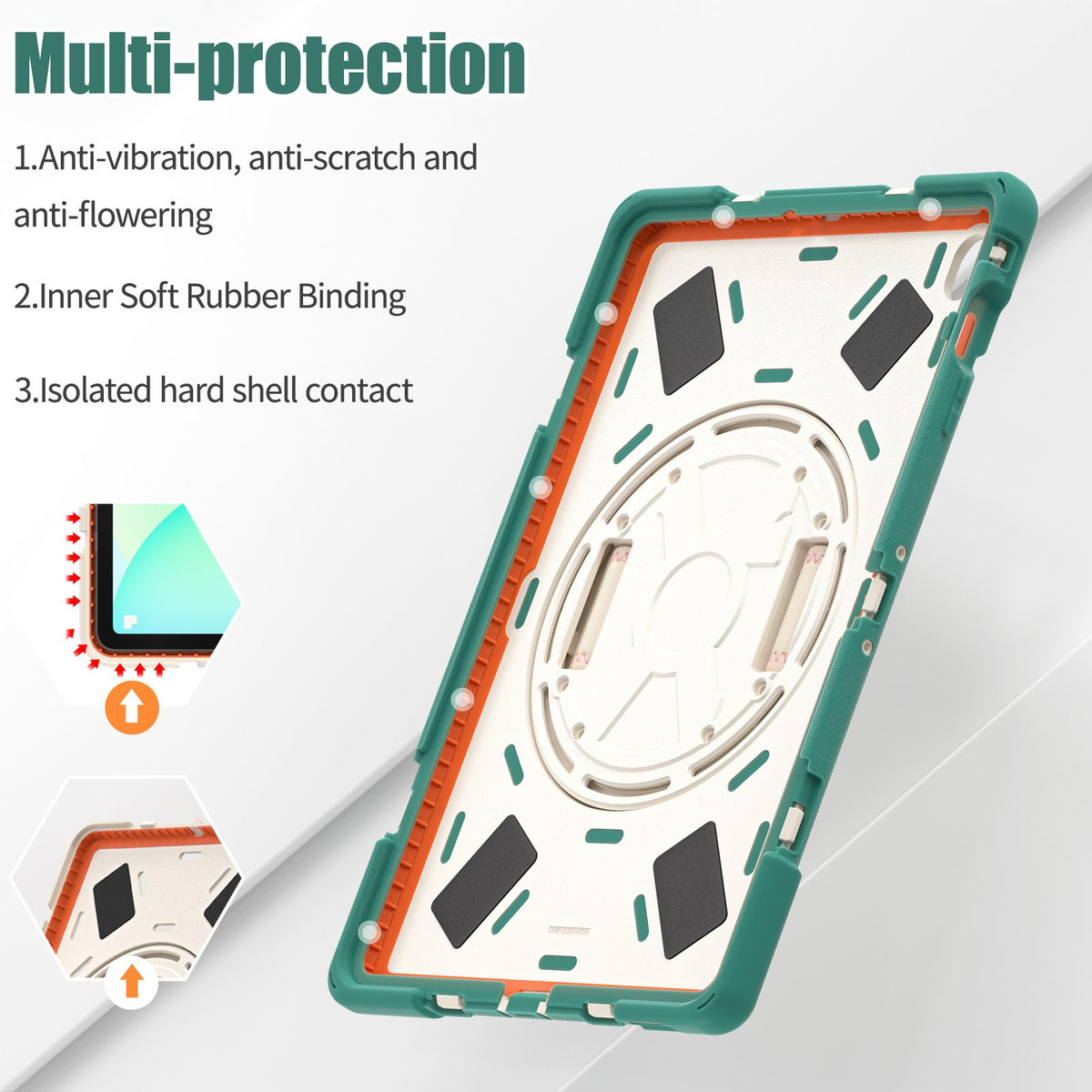 For Samsung S10FE + X620 X626B 2025 13.1 inch tablet case new button holder