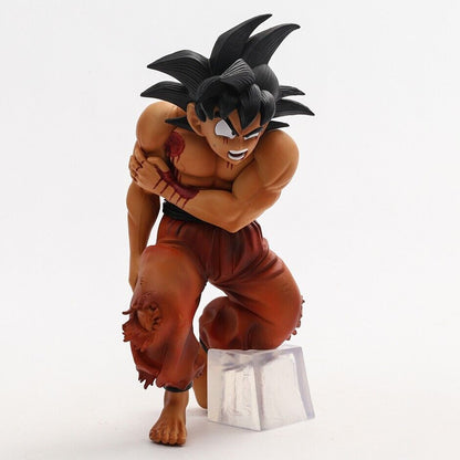 Anime Dragon Ball Son Goku Hurt Damage PVC Action Figure Statue Model Toy Gift