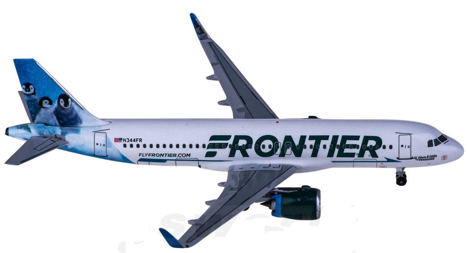 1:400 AeroClassics Frontier AIRBUS A320neo Passenger Airplane Diecast Model