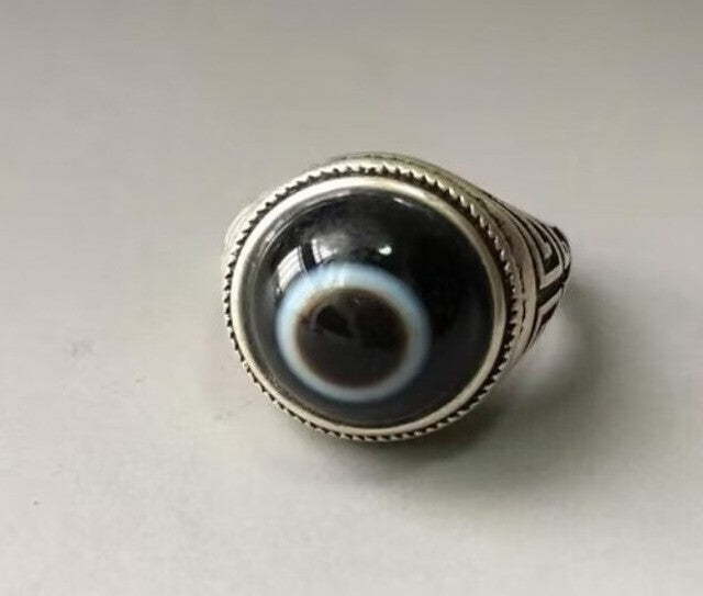 Old Yan Buddha's Eye Dzi Rings Collect