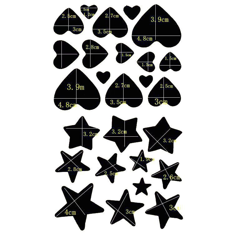 Self Adhesive Patches Various Pattern Repair Washable Stick On Clothing Sticker